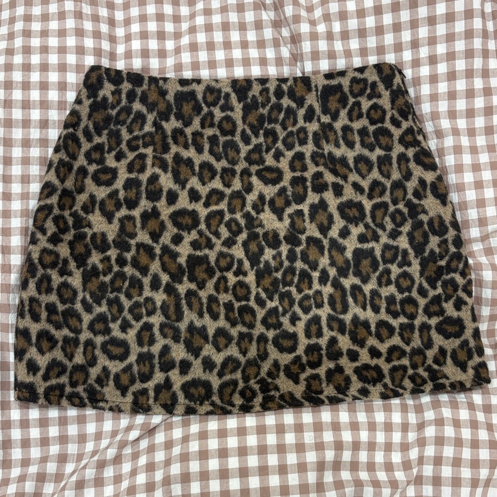 Primark Animal Print Mini Skirt